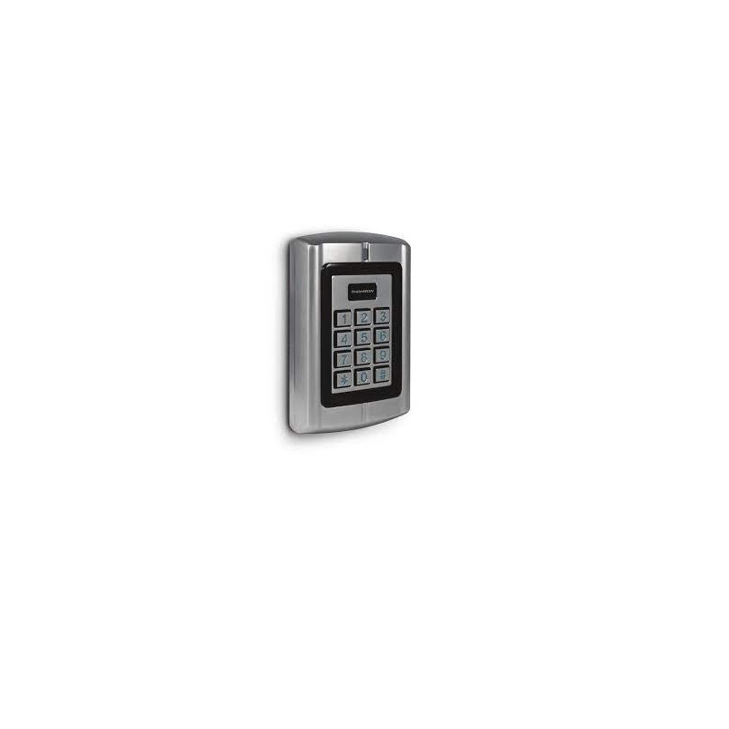 Thomson Clavier à codes et badges RFID 1200 codes saillie 12V argent Thomson Kobleo Thomson Clavier à codes et badges RFID 1200 codes saillie 12V argent Thomson Kobleo