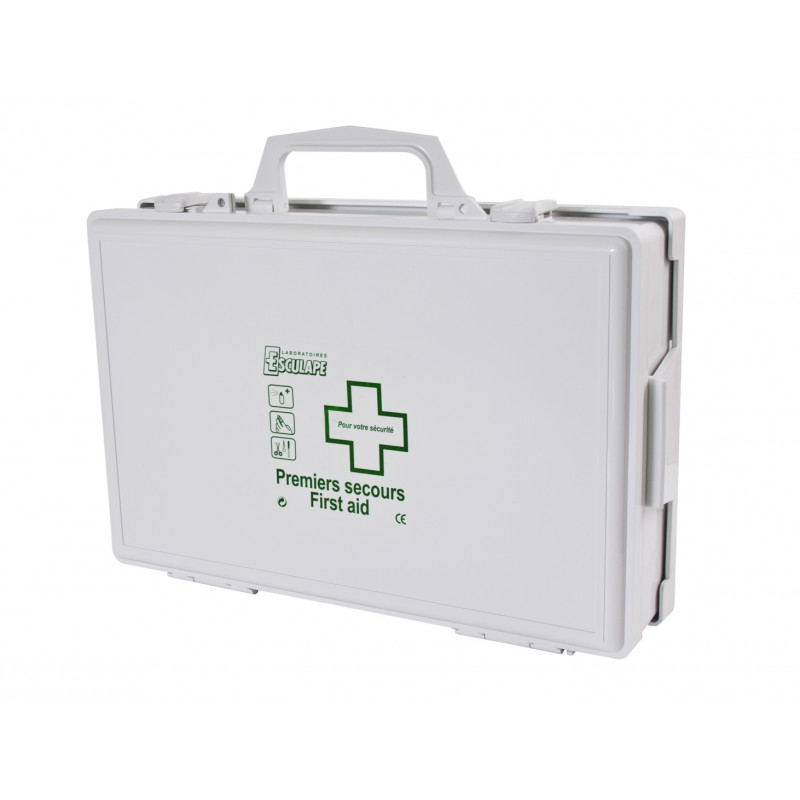 Esculape Coffret de secours ASEP P 30 en polypro blanc Esculape Kobleo Esculape Coffret de secours ASEP P 30 en polypro blanc Esculape Kobleo