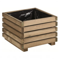 Jardipolys Bac à fleurs en bois traité carré 40x40x28cm 30L KUB 40 Jardipolys Kobleo Jardipolys Bac à fleurs en bois traité carré 40x40x28cm 30L KUB 40 Jardipolys Kobleo