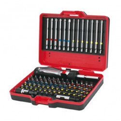 Promac Coffret de jeu d'embouts de vissage BC-86 1/4 86 pièces Promac Kobleo