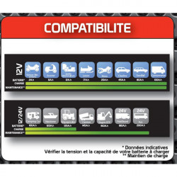 Chargeur de Batterie 6V 12V 1.75A Automatique mainteneur de