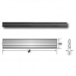 Leman Fer Tersa réversible acier 510x10x2,3 Leman Kobleo