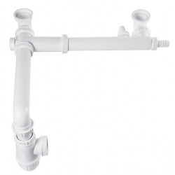 Valentin Ensemble en plastique Vidage 2 bacs gain de place Valentin Kobleo