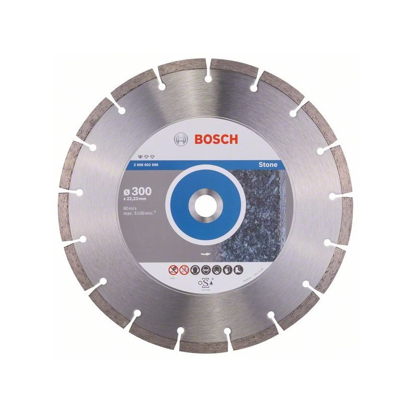 Bosch Professional Disque à tronçonner diamanté Standard for Stone D300x22,23mm Bosch Kobleo