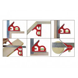 Faithfull Equerre à coulisse combinaison 300mm Faithfull Kobleo