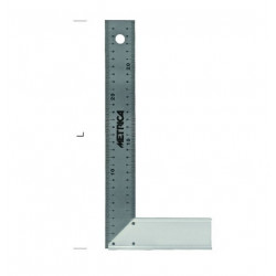 Metrica Equerre de charpentier 29221 en inox 400mm Metrica Kobleo Metrica Equerre de charpentier 29221 en inox 400mm Metrica Kobleo