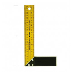 Metrica Equerre de menuisier 29240 jaune 150mm Metrica Kobleo