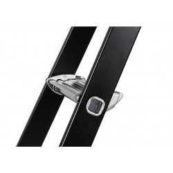 Centaure Escabeau aluminium laqué 8 marches hauteur d'accès 3,75 m MP Kobleo