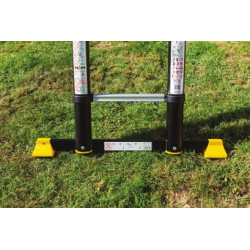 Centaure Echelle télescopique 13 échelons hauteur d'accès maxi 4,70 m Bamboo Kobleo