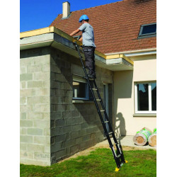 Centaure Echelle télescopique 13 échelons hauteur d'accès maxi 4,70 m Bamboo Kobleo