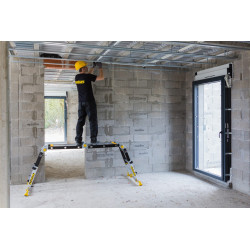 Centaure Echelle articulée télescopique Opti+ Pro Ht de travail 2,45m Centaure Kobleo