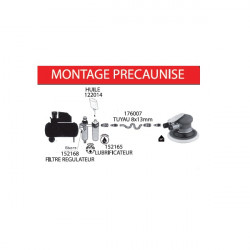 Mecafer Ponceuse orbitale excentrique Pro. 150mm 150186 Mecafer Kobleo