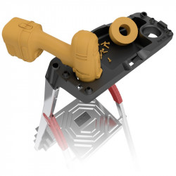 Hailo Escabeau L60 3 marches hauteur de travail 2,63m Hailo Kobleo Hailo Escabeau L60 3 marches hauteur de travail 2,63m Hailo Kobleo