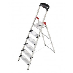 Hailo Escabeau de sécurité ProfiStep XXL 6 marches Ht travail 3,05m Hailo Kobleo