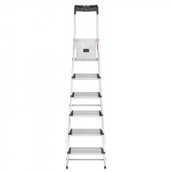 Hailo Escabeau de sécurité ProfiStep XXL 6 marches Ht travail 3,05m Hailo Kobleo