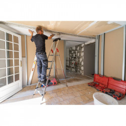 Hailo Escabeau de sécurité ProfiStep XXL 6 marches Ht travail 3,05m Hailo Kobleo