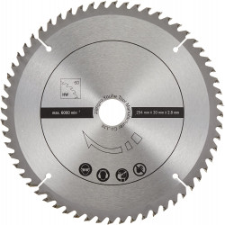 Scheppach Ensemble de 2 lames carbure Diam254x30/25.4x2.8 Z48/60 Scheppach Kobleo