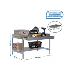 Simon Rack Etabli Simonwork BT0 Box 1500 galva 842x1510x760mm SimonRack Kobleo Simon Rack Etabli Simonwork BT0 Box 1500 galva 842x1510x760mm SimonRack Kobleo