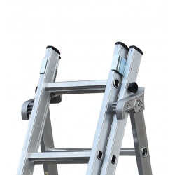 Hailo Echelle transformable pro base évasée 3x8 Ht accès 5,68m Hailo Kobleo