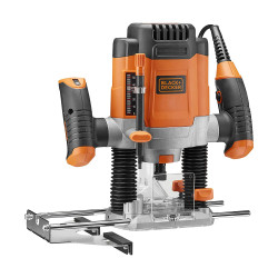 Black and Decker Defonceuse 1200 W 28000 trs/min 7 accessoires KW1200E-QS Kobleo Black and Decker Defonceuse 1200 W 28000 trs/min 7 accessoires KW1200E-QS Kobleo