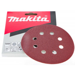Makita Disque abrasif 125 mm et 8 trous Grain : 80  Makita Kobleo