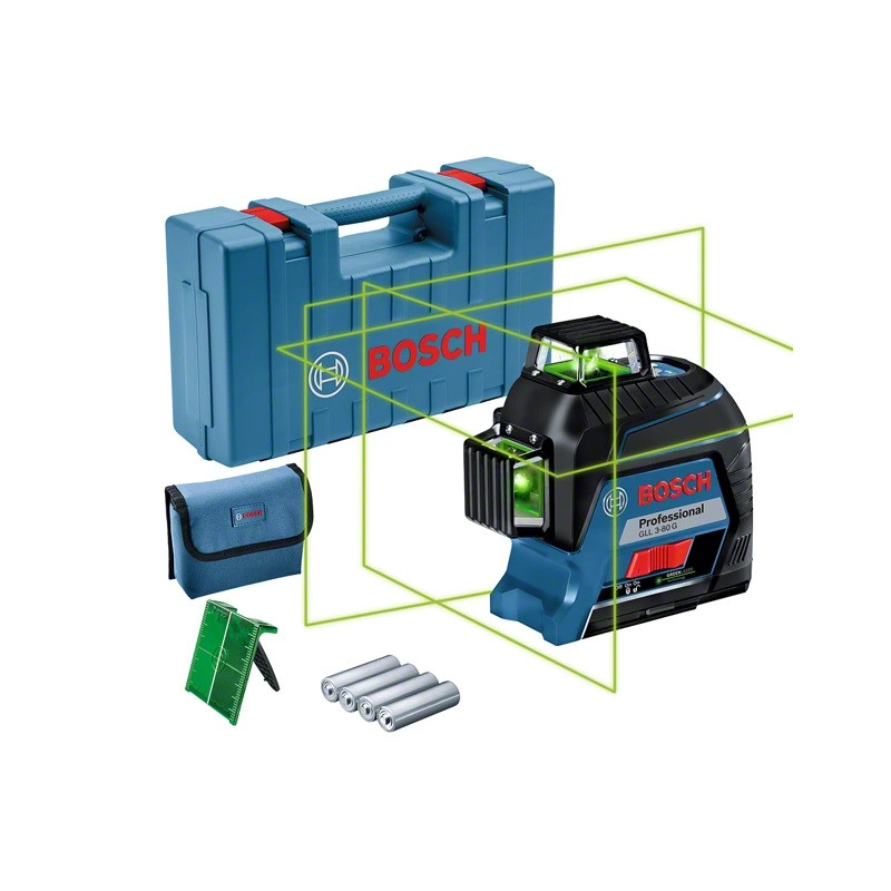 Bosch Professional Laser lignes vert GLL 3-80 G 360° jusqu'à 30m Bosch Kobleo