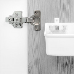 Emuca Lot de 20 charnières montage en applique Emuca Kobleo