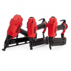 Senco Lot de 2 cloueurs et agrafeuse pneumatiques 10S2001N Black Label Senco Kobleo