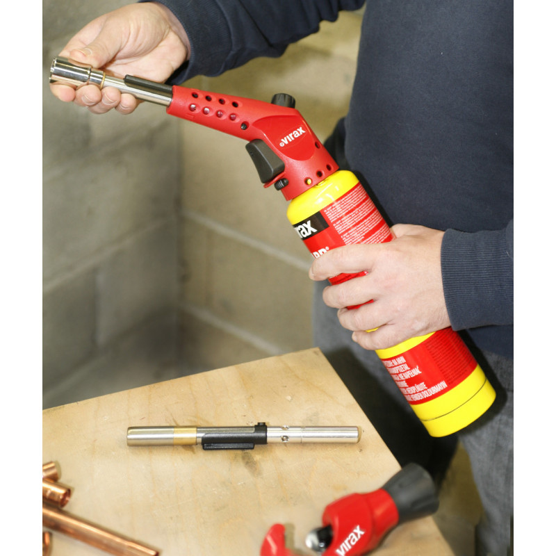 Virax Kit chalumeau à gaz MAPP® Pro D54mm 2400°C Virax Kobleo Virax Kit chalumeau à gaz MAPP® Pro D54mm 2400°C Virax Kobleo