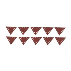 Scheppach Lot de 10 papiers abrasifs triangulaire grain 120 Scheppach Kobleo
