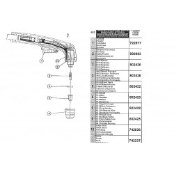 Telwin Kit 5 buses 802423 pour torche plasma 41 (Pièce détachée N°6) Telwin Kobleo Telwin Kit 5 buses 802423 pour torche plasma 41 (Pièce détachée N°6) Telwin Kobleo