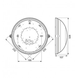 Sarlam Hublot Astréo 800 led 9W Sarlam Kobleo