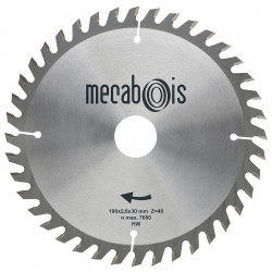 Sidamo Lame carbure Silergie II 160x2.4x20mm 40 dents Sidamo Kobleo Sidamo Lame carbure Silergie II 160x2.4x20mm 40 dents Sidamo Kobleo