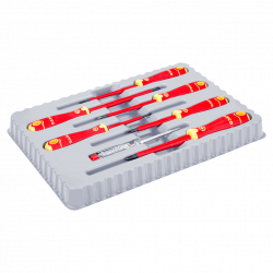 Bahco Jeu de 7 tournevis isolés Vde BahcoFit B220.027 testeur 150-250V Bahco Kobleo