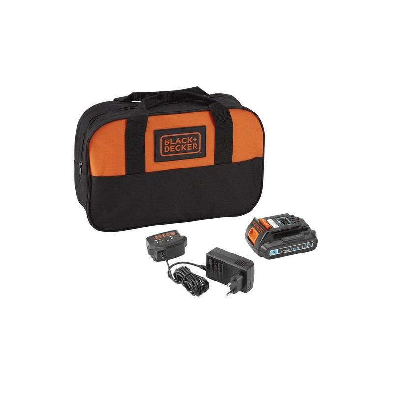 Black and Decker Kit chargeur avec batterie BL2018ST1AS 18V Smart Tech Black & Decker Kobleo