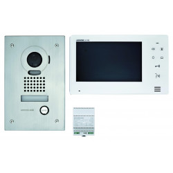 Aiphone Kit vidéo platine JOS1F encastrée moniteur 7 touche sensitive Aiphone Kobleo