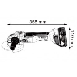 Bosch Professional Meuleuse d'angle GWS 18V-10 Professional 18V 125mm produit seul Bosch Kobleo Bosch Professional Meuleuse d'angle GWS 18V-10 Professional 18V 125mm produit seul Bosch Kobleo