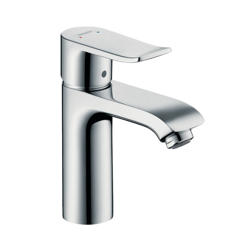 Hansgrohe Mitigeur de lavabo Metris 110 avec tirette et vidage chromé Hansgrohe Kobleo