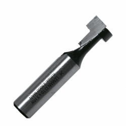 Leman Mèche HM pour rainure en T D.10/5 x 5/5 mm queue 8 mm Kobleo