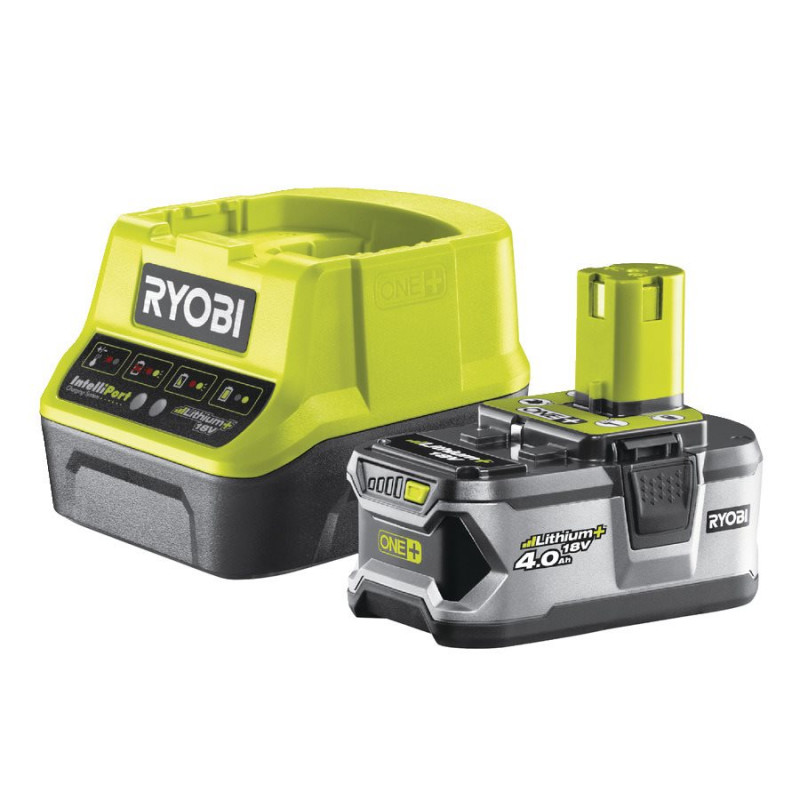 Ryobi Pack chargeur rapide RC18120-140 2A avec batterie 18V 4Ah One+ Ryobi Kobleo