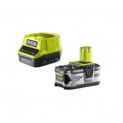 Ryobi Pack chargeur rapide RC18120-140 2A avec batterie 18V 4Ah One+ Ryobi Kobleo Ryobi Pack chargeur rapide RC18120-140 2A avec batterie 18V 4Ah One+ Ryobi Kobleo