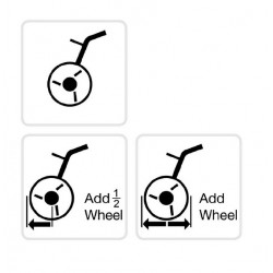 Metrica Odomètre électrique 60459 lecteur digital 10km Lecture 1cm Metrica Kobleo
