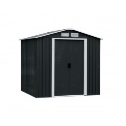 Duramax Abri de jardin Titan métal 6,31 m2 anthracite 2,61 x 2,42 x2,05 m DUAE88PR Kobleo