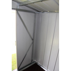 Duramax Abri de jardin Titan métal 6,31 m2 anthracite 2,61 x 2,42 x2,05 m DUAE88PR Kobleo