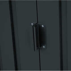 Duramax Abri de jardin DUSK86PR anthracite en métal Skylight 4,33m2 Duramax Kobleo