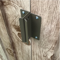 Duramax Abri de jardin en métal Woodgrain imitation bois 6,31m2 8x8 Duramax Kobleo