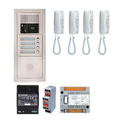 Aiphone Pack audio GTBA4E 4 BP avec 4 postes GT1D programmés Aiphone Kobleo Aiphone Pack audio GTBA4E 4 BP avec 4 postes GT1D programmés Aiphone Kobleo