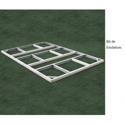 Duramax Abri de jardin DUWS108PR ivoire et marron 7,68m2 Pvc Woodstyle Duramax Kobleo