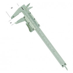 Metrica Pied à coulisse 10031 chromé 200mm Metrica Kobleo Metrica Pied à coulisse 10031 chromé 200mm Metrica Kobleo