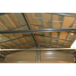 Duramax Abri de jardin DUWS86PR ivoire et marron 4,13m2 8x6 Duramax Kobleo